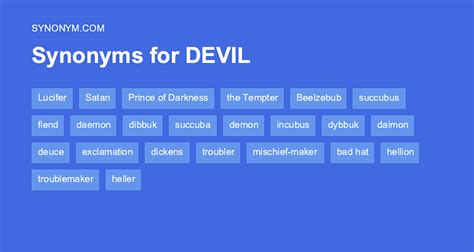 devil synonyms|other words for satan.